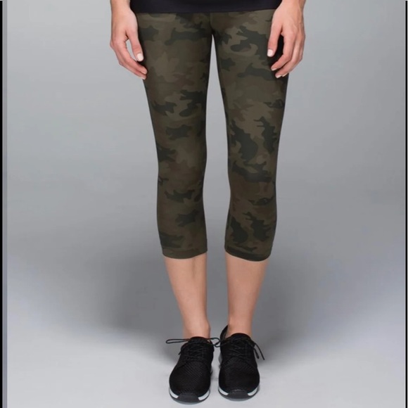 lululemon athletica Pants - Lululemon black/greys Oil Slick Pattern 4